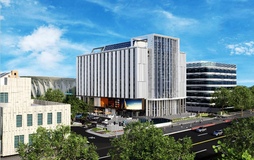 中外交流大厦西立面